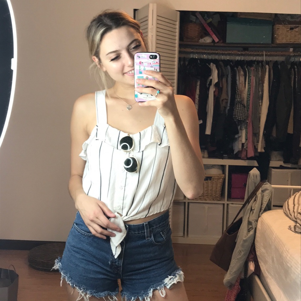 Brand new lush tie tank ❤️